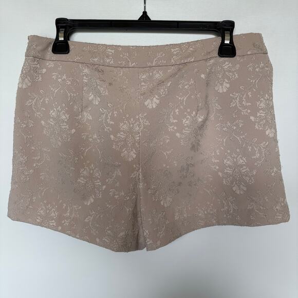 Toile Printed Champagne Colored Mini Short - Medium - Picture 3 of 6